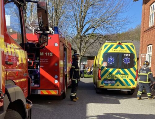 Barn blev lettere skadet ved brand på opholdscenter